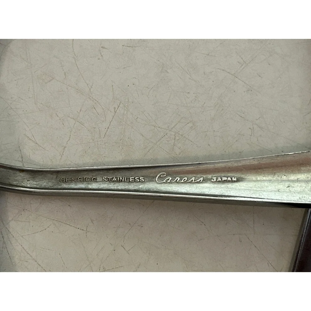 Vintage Gensico Stainless Serving Set:‎ MCM Caress Flatware, Japan